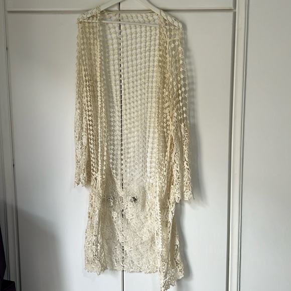 Women’s Boutique Crochet Swim Coverup - Picture 2 of 10